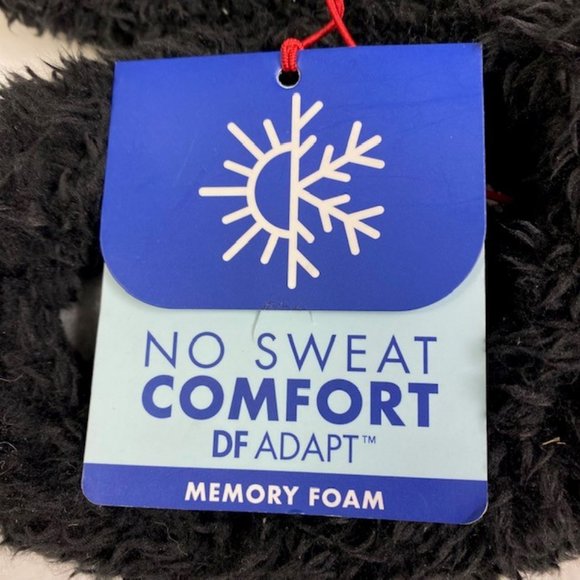 Dluxe by Dearfoams No Sweat Comfort Memory Foam Slippers, size 5/6 - Picture 8 of 9